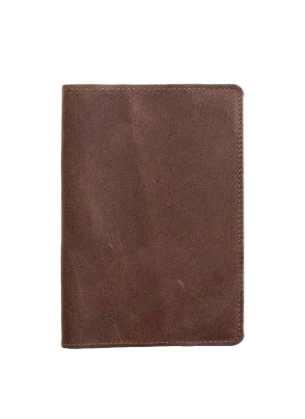 lea Leather-look Notebook A5 Brown
