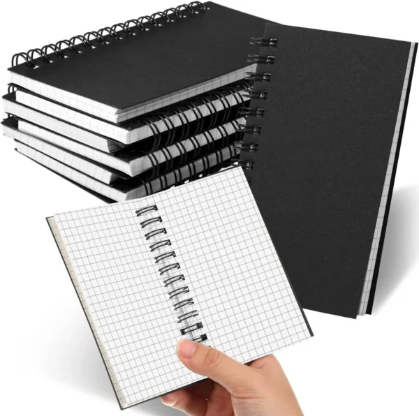 Mini Grid Notebook 6-Pack