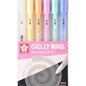 Pastel Gel Pen Set (6 colours)