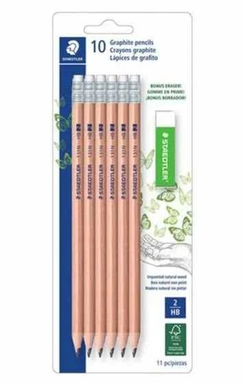 wooden g Wooden Graphite Pencil Set (10pcs)